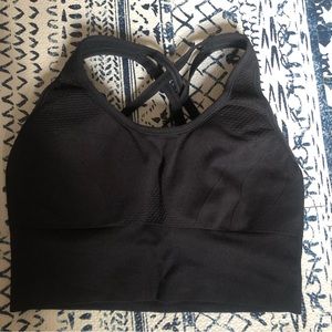 ❤️Zella Black Sports Bra Crisscross Back Size S